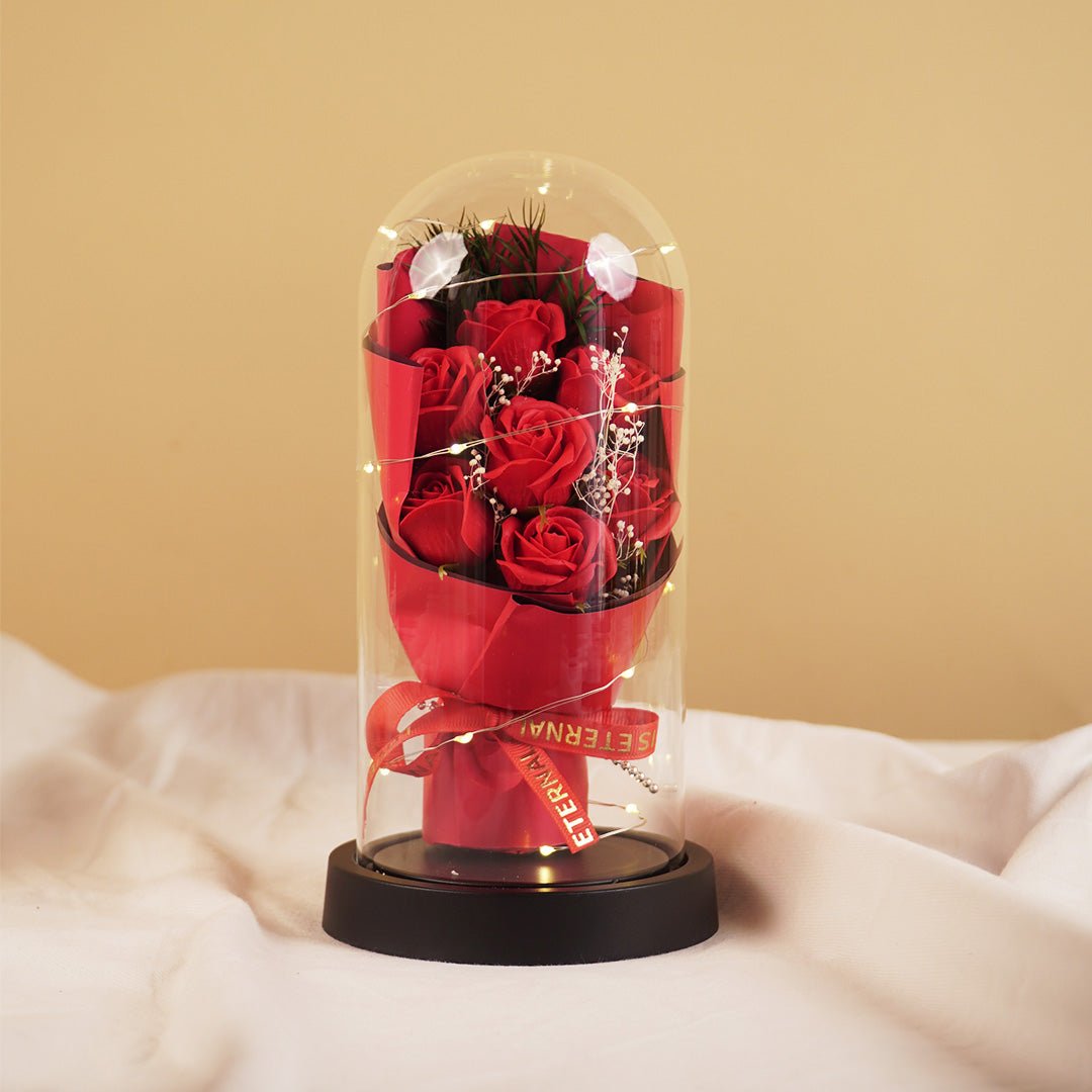 Luxury Romantic Gift for Special Occasions - Memories InsiteROSE-DOME-LED-01